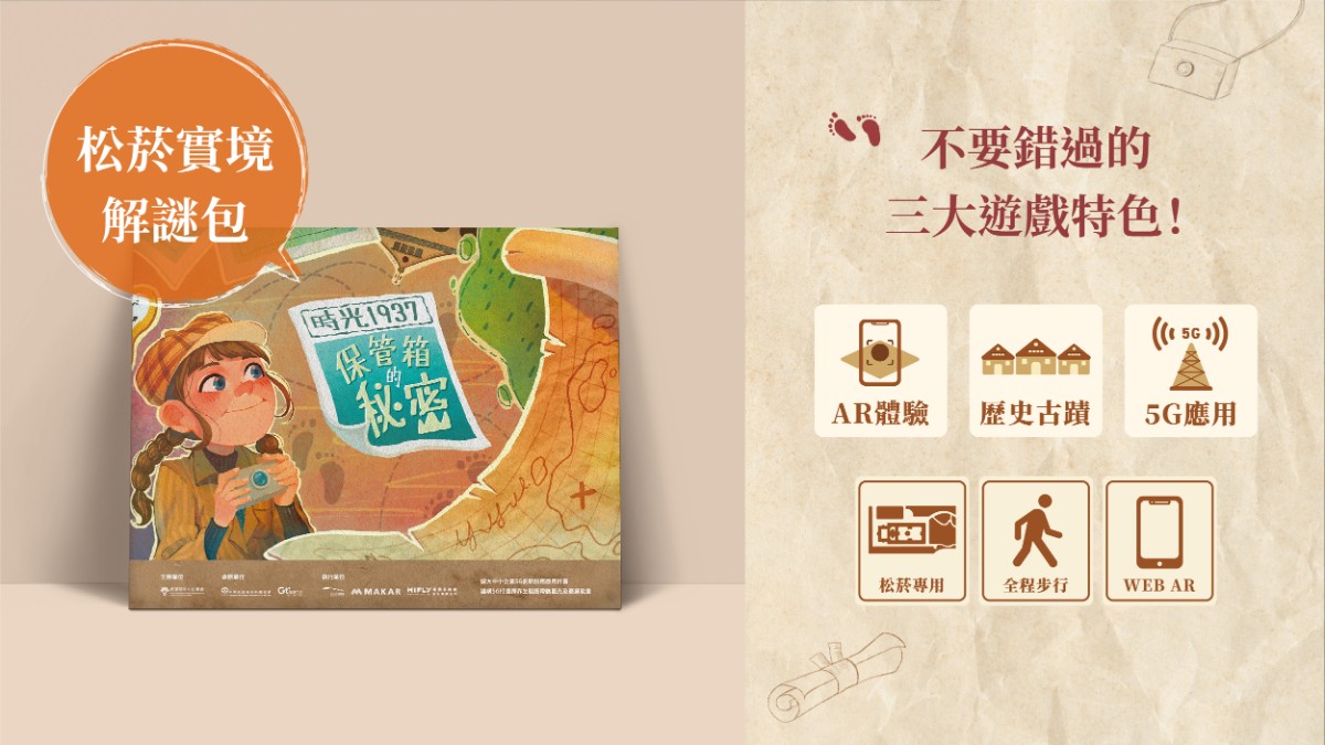 松菸實境解謎包—時光1937保管箱的秘密